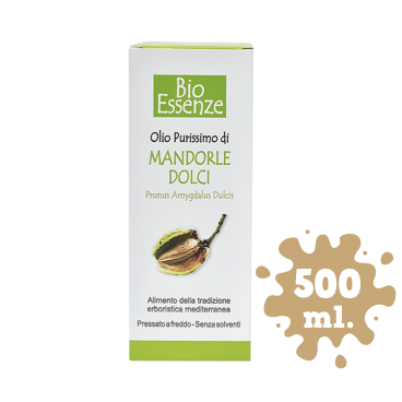 Olio Di Mandorle Dolci Purissimo 500 ml Bioessenze 