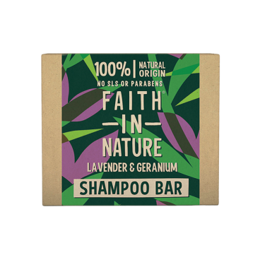 shampoo solido lavanda & geranio 85 g  faith 