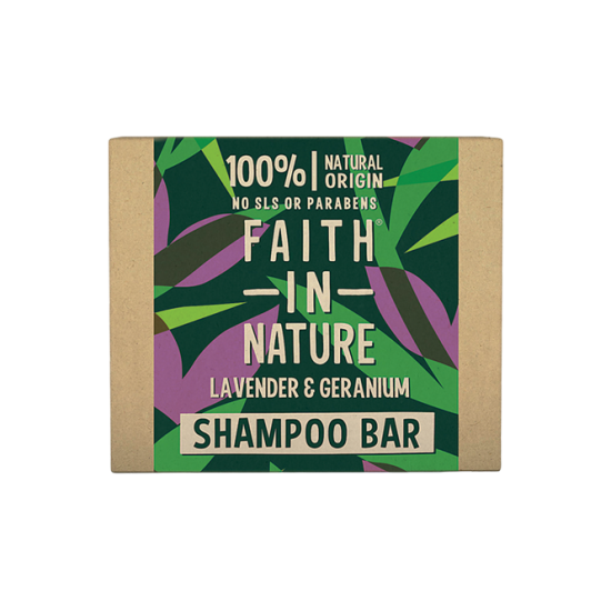 shampoo solido lavanda & geranio 85 g  faith 