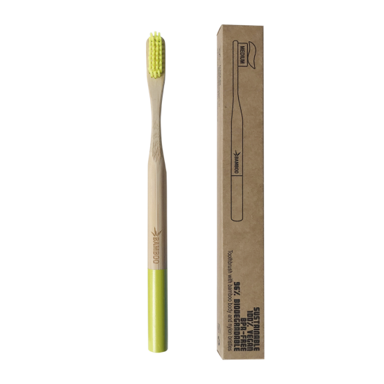 spazzolino bamboo - hard lime ayurvedic line