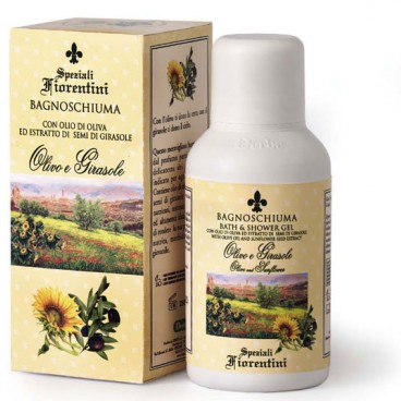 olivo e girasole - bagnoschiuma 250 ml. derbe speziali fiorentini