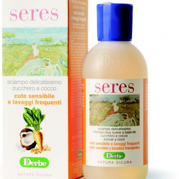 sciampo zucchero e cocco - cute sensibile 200 ml. derbe seres