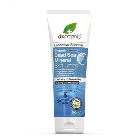 sali mar morto lozione corpo 200 ml dr. organic sali mar morto