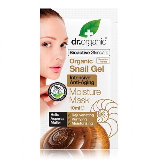 gel moisture mask 10 ml  dr. organic snail