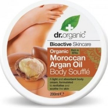 burro leggero corpo 200 ml  dr. organic argan