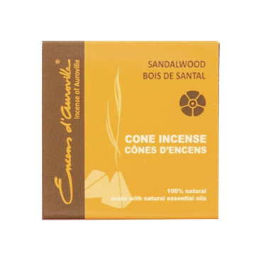 sandalwood (legno di sandalo) coni maroma encens d'aroville