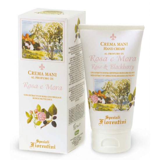 rosa e mora - crema mani 75 ml. derbe speziali fiorentini