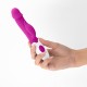 vibratore rabbit con stimolatore clitorideo mochi viola crushious 