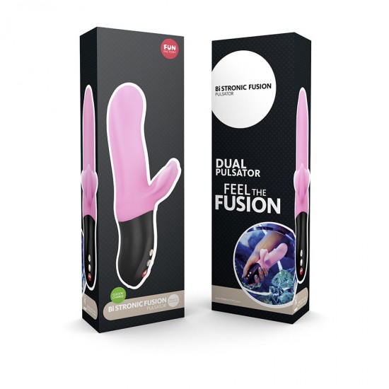 Pulsatore e Vibratore Bi Stronic Fusion Fun Factory Rosa