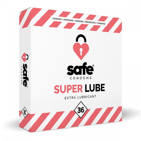 lubrificati 36 pz safe preservativi