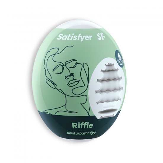 satisfyer masturbator egg riffle  satisfyer 